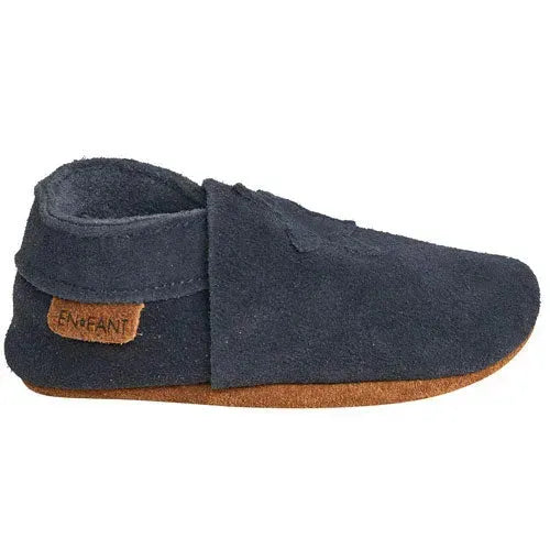 EN FANT Babyslofjes Suede Blue Night - Tiny Giggles