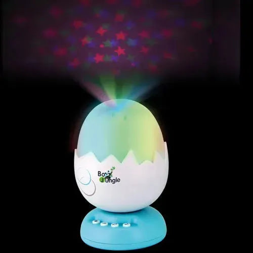 Bo Jungle B-Egg Mint Babyprojector met Muziek - Tiny Giggles