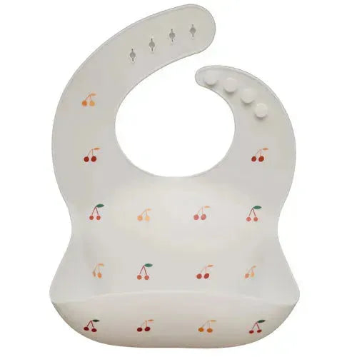 Mushie Siliconen Baby Slab - Cherries - Tiny Giggles