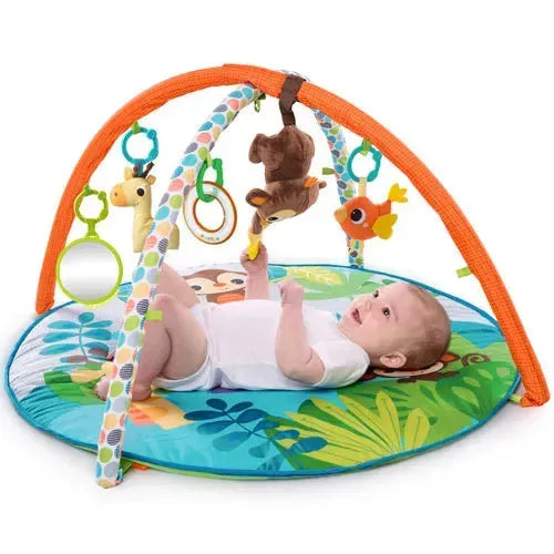 Bright Starts Monkey Business Activity Gym Speelkleed met Muziek - Tiny Giggles