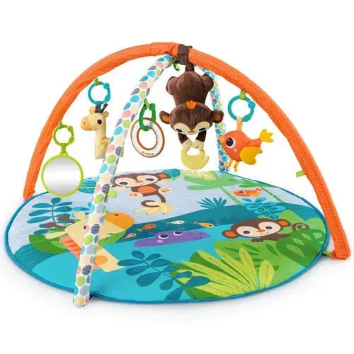 Bright Starts Monkey Business Activity Gym Speelkleed met Muziek - Tiny Giggles