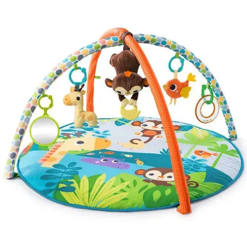 Bright Starts Monkey Business Activity Gym Speelkleed met Muziek - Tiny Giggles