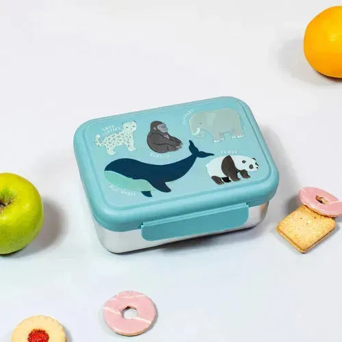 Sass & Belle Endangered Animals Metal Lunchbox - Tiny Giggles