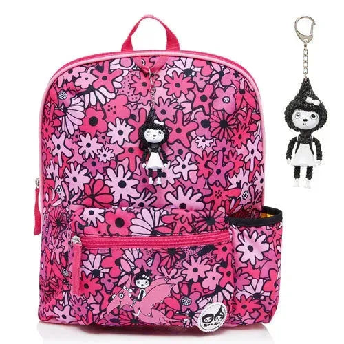 Zip & Zoe Backpack Age 3+ Floral Pink - Tiny Giggles