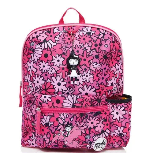 Zip & Zoe Backpack Age 3+ Floral Pink - Tiny Giggles