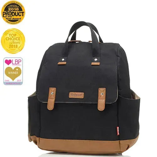 Babymel Robyn Convertible Backpack Black Luiertas - Tiny Giggles