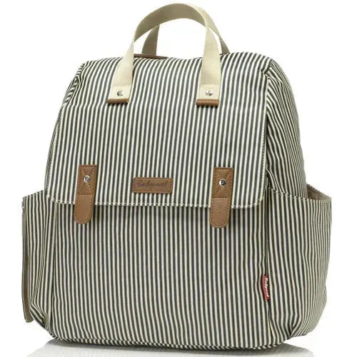 Babymel Robyn Convertible Backpack Navy Stripe Luiertas - Tiny Giggles