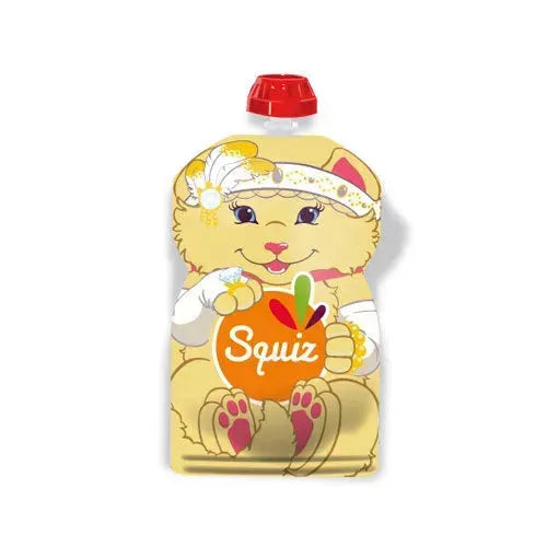 Squiz herbruikbaar knijpzakje Carnaval Kat 130 ml - Tiny Giggles