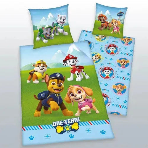 Paw Patrol Katoen Dekbedovertrekset 140x200cm - Tiny Giggles