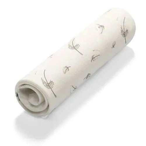 Babyono Hoeslaken Reiswieg Bamboe Jersey 40x75cm Feathers - Tiny Giggles