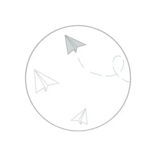 Babyono Hoeslaken Reiswieg Bamboe Jersey 40x75cm Paper Planes - Tiny Giggles