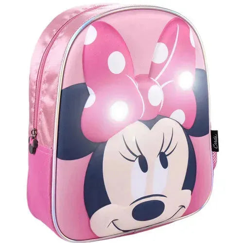 Disney Minnie Mouse 3D met Licht Rugzak - Tiny Giggles