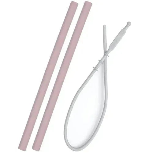 Minikoioi Flexi Straws Roze - Set van 2 - Tiny Giggles