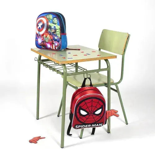 Marvel Spider-Man Rood 3D Rugzakje Met Waterfles - Tiny Giggles