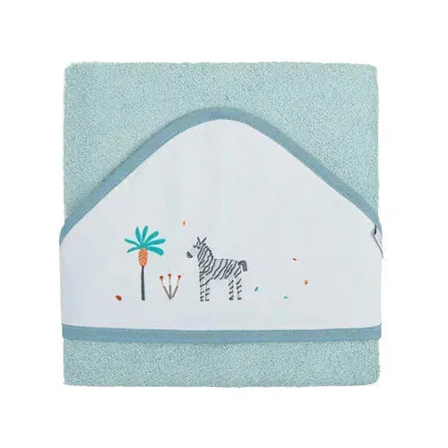 BimbiDreams Badcape - Kenia 100x100cm Mint - Tiny Giggles