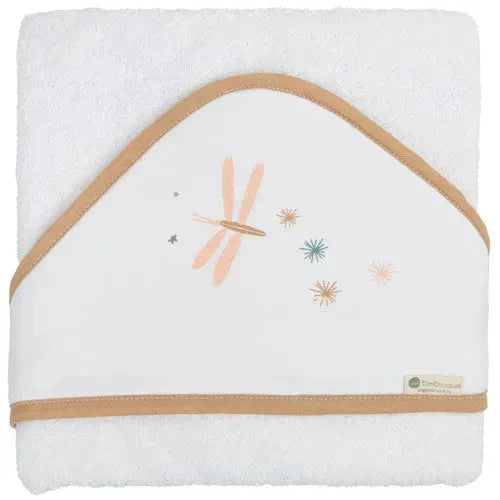 BimbiDreams Badcape - Cottage 100x100cm Pink - Tiny Giggles