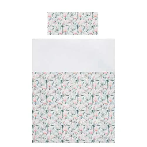 BimbiDreams Nordic Dekbedovertrekset - Flamingo 120x150cm - Tiny Giggles