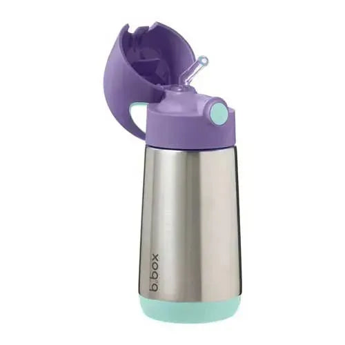 b.box Insulated Drink Bottle 350ml Lilac Pop - Tiny Giggles