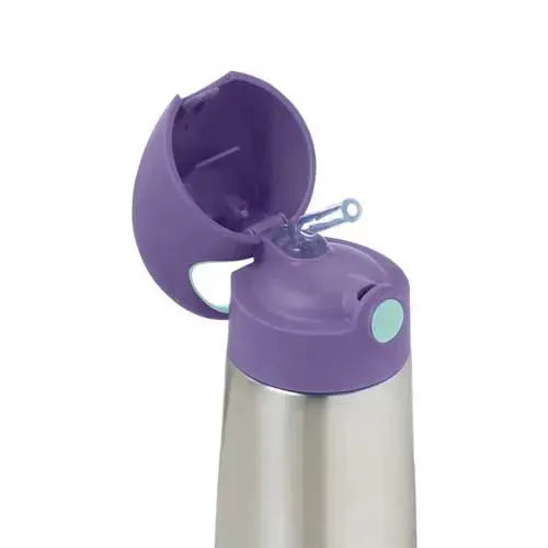 b.box Insulated Drink Bottle 350ml Lilac Pop - Tiny Giggles