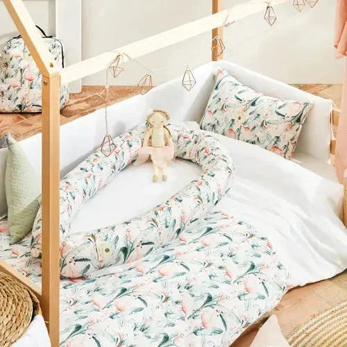 BimbiDreams Babynest - Flamingo - Tiny Giggles