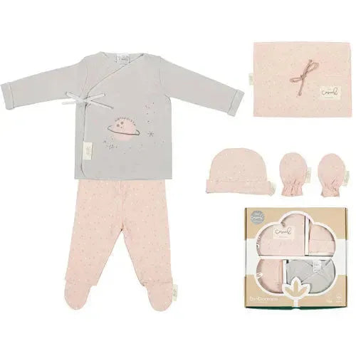 BimbiDreams Baby Newborn 5-Delige Set - Planet Pink - Tiny Giggles