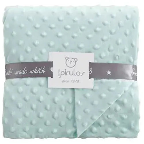 BimbiDreams Microvezel Deken Nopjes - Mint 80x110 cm - Tiny Giggles