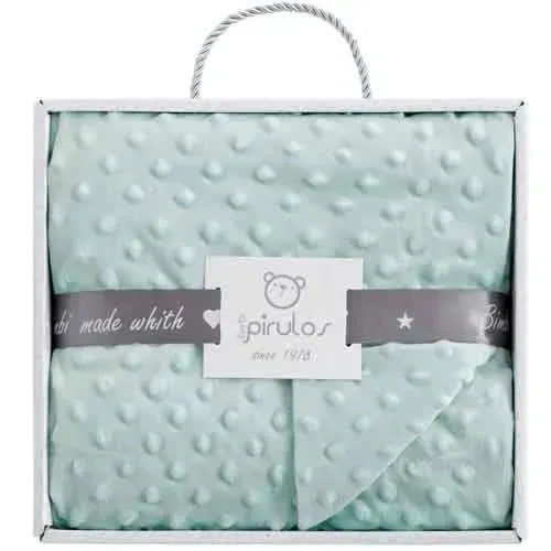 BimbiDreams Microvezel Deken Nopjes - Mint 80x110 cm - Tiny Giggles