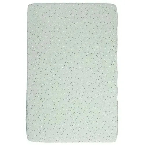 BimbiDreams Hoeslaken - Planet Green 60x120 cm - Tiny Giggles