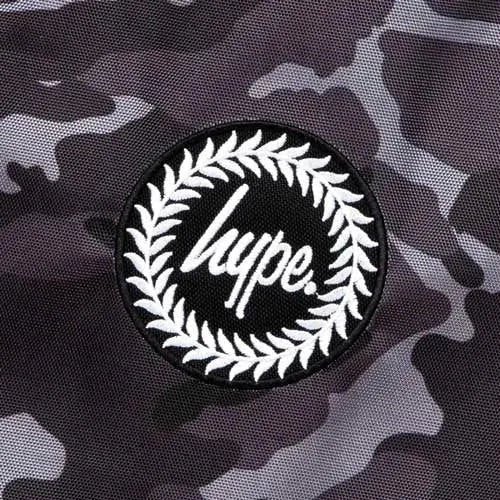 Hype Black & Grey Mono Camo Gymtas - Tiny Giggles