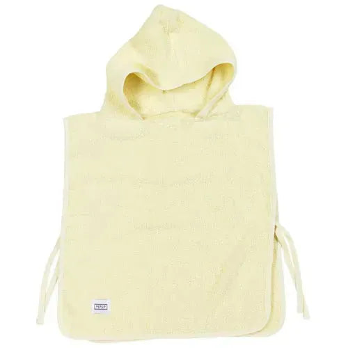 Meyco Badponcho Basic Badstof - Soft Yellow 1-3 jaar - Tiny Giggles