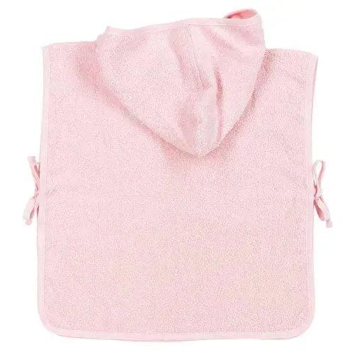 Meyco Badponcho Basic Badstof - Lichtroze 1-3 jaar - Tiny Giggles