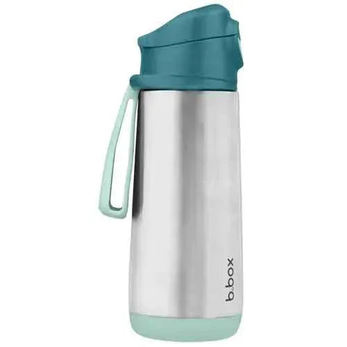 b.box 500ml Insulated Sport Spout Bottle - Emerald Forest - Tiny Giggles