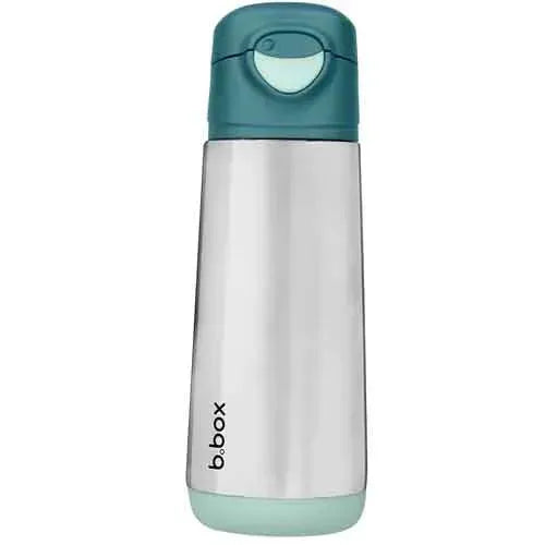 b.box 500ml Insulated Sport Spout Bottle - Emerald Forest - Tiny Giggles