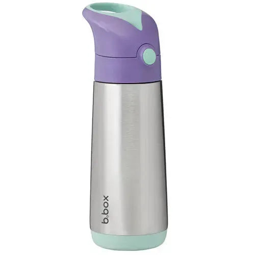 b.box Insulated Drink Bottle 500ml Lilac Pop - Tiny Giggles