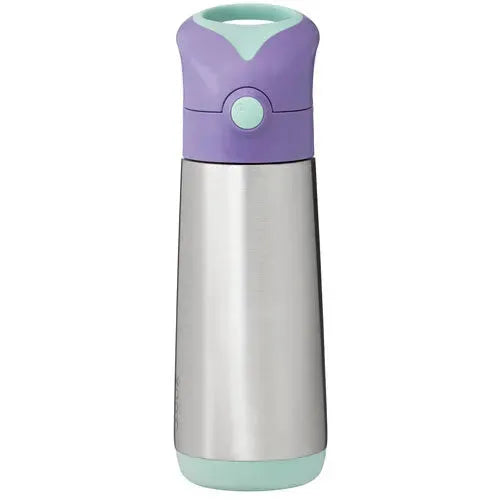 b.box Insulated Drink Bottle 500ml Lilac Pop - Tiny Giggles