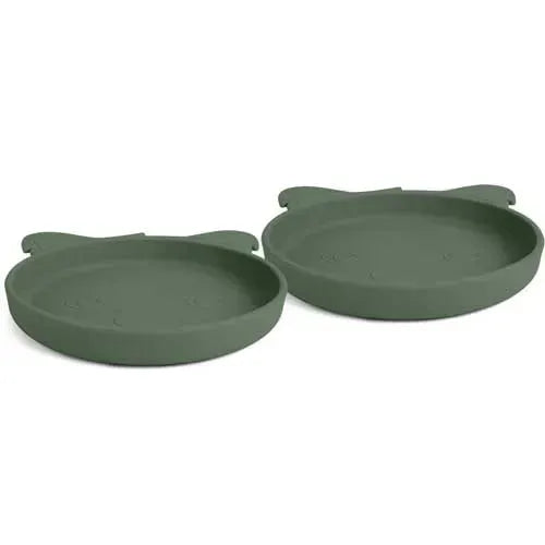 nuuroo Akila Siliconen Bord Koala Dusty Green - 2-pack - Tiny Giggles