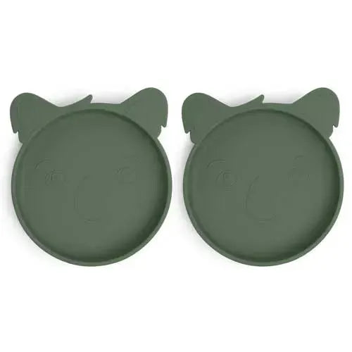 nuuroo Akila Siliconen Bord Koala Dusty Green - 2-pack - Tiny Giggles