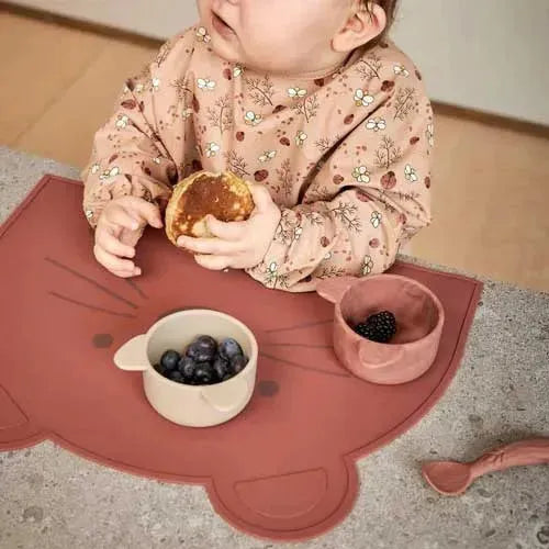 nuuroo Ester Siliconen Placemat Mahogany - Tiny Giggles