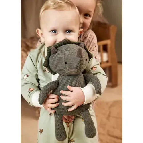 nuuroo Gabi Knit Teddy Bear Dino - Tiny Giggles