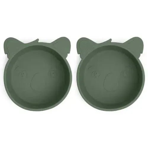 nuuroo Alex Siliconen Kom Koala Dusty Green - 2-pack - Tiny Giggles