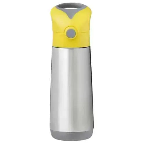 b.box Insulated Drink Bottle 500ml Lemon Sherbet - Tiny Giggles