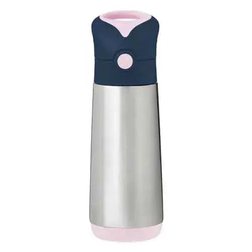 b.box Insulated Drink Bottle 500ml Indigo Rose - Tiny Giggles