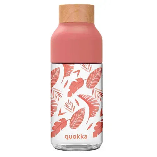 Quokka Ice Pink Botanical Tritan Fles - 570ml - Tiny Giggles