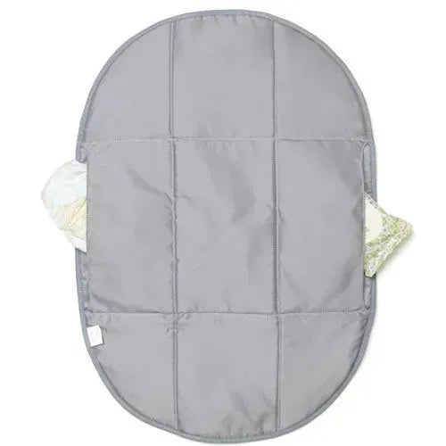 Storksak Stevie Luxe Scuba Grey Luiertas - Tiny Giggles