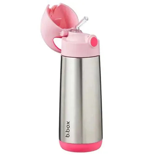 b.box Insulated Drink Bottle 500ml Flamingo Fizz - Tiny Giggles