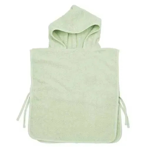 Meyco Badponcho Basic Badstof - Soft Green 1-3 jaar - Tiny Giggles