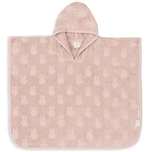 Jollein Badponcho Badstof Miffy Jacquard Wild Rose - Tiny Giggles