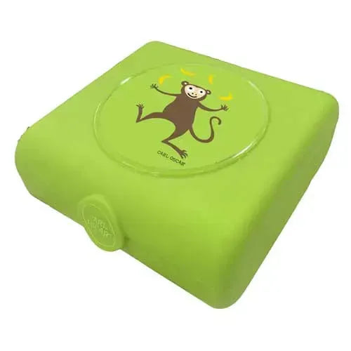 Carl Oscar Sandwich Box Kids Lime - Tiny Giggles