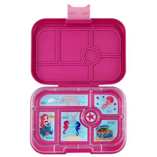 Yumbox Original Bento 6 Vakken Mermaid Malibu Purple - Tiny Giggles