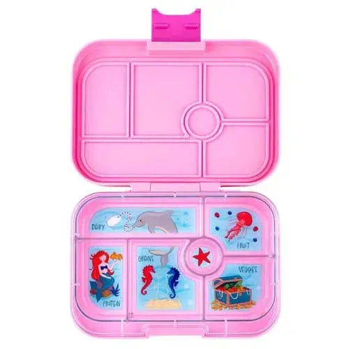 Yumbox Original Bento 6 Vakken Mermaid Power Pink - Tiny Giggles